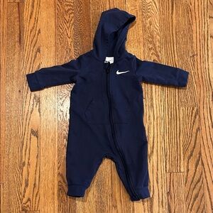 Nike Navy Blue Infant Warm Up One Piece